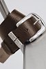 Simplicity leather belt brown