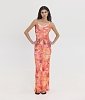 Venus el sol floral maxi dress