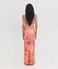 Venus el sol floral maxi dress