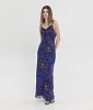Venus midnight floral maxi dress