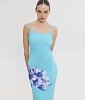 Veronica dress aqua floral