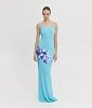 Veronica dress aqua floral